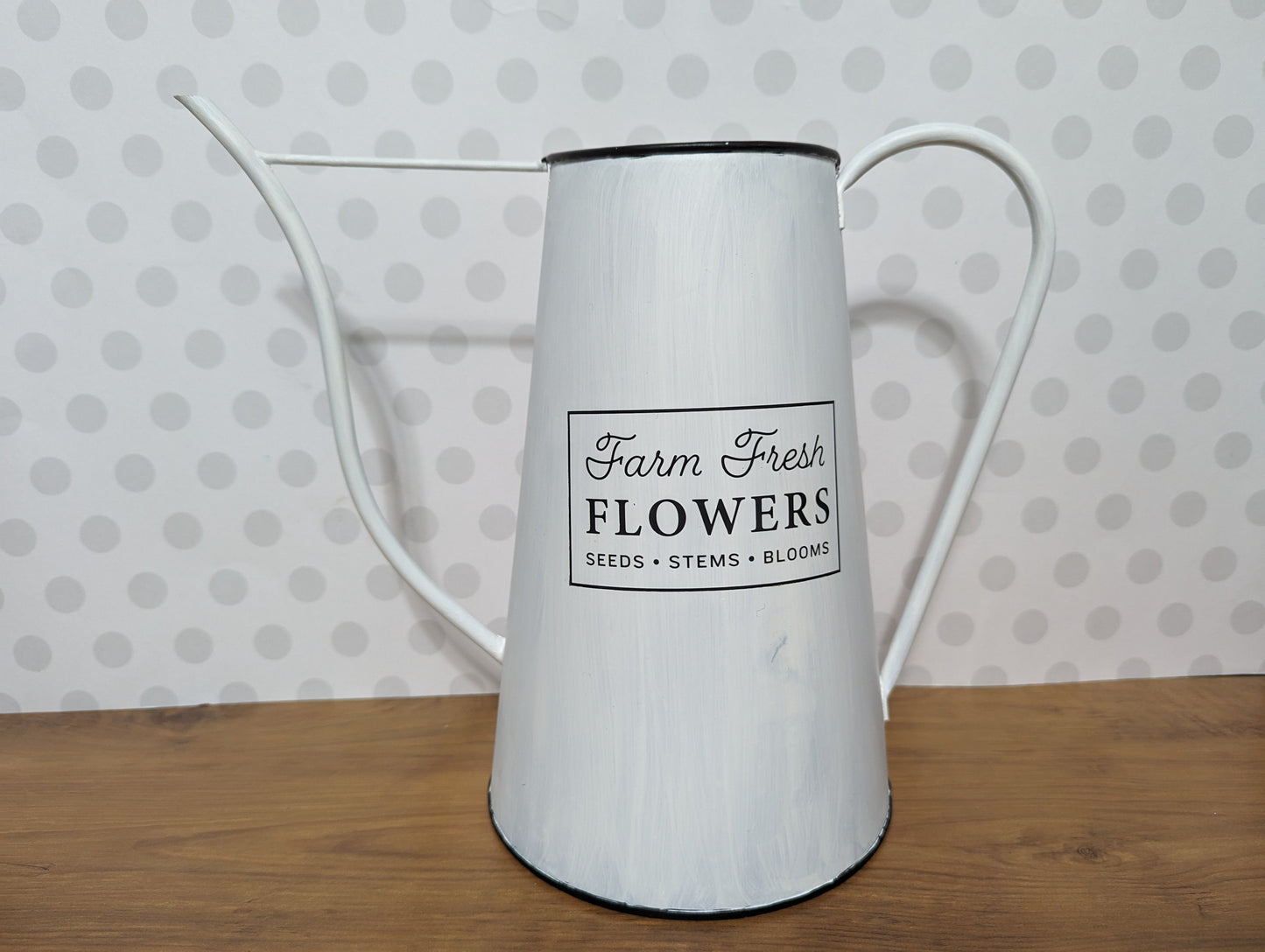 Decor - Farm Fresh Flowers Watering Can