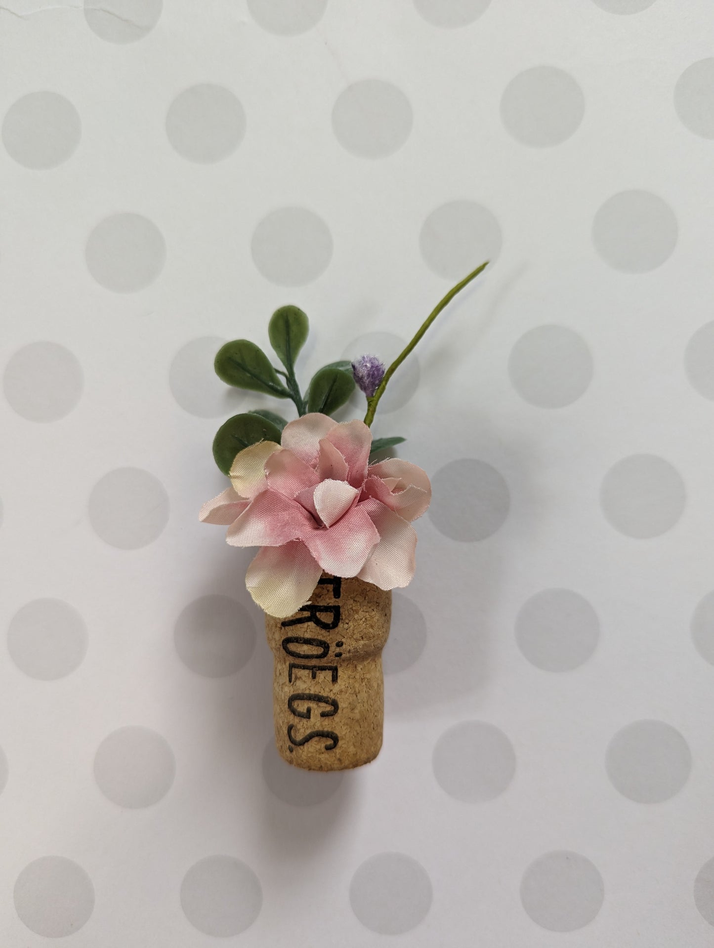 Cork Flower Magnets