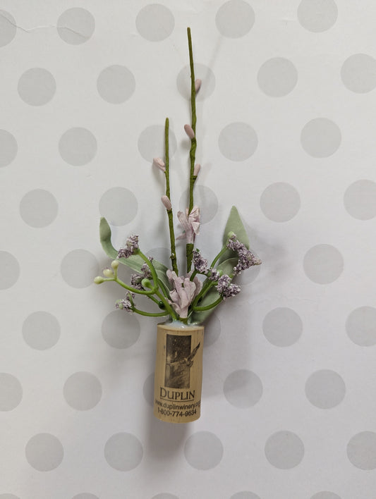 Cork Flower Magnets