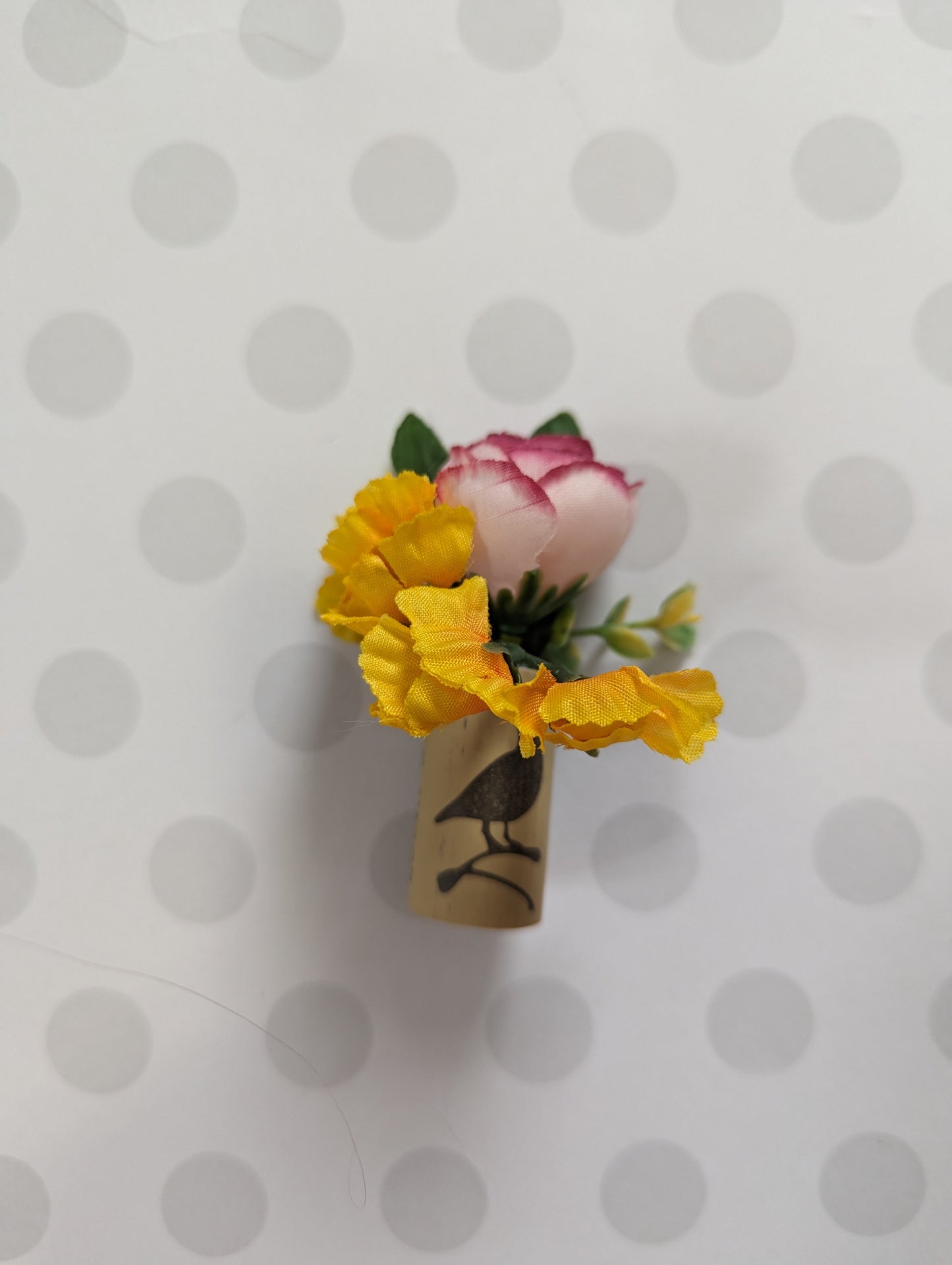 Cork Flower Magnets
