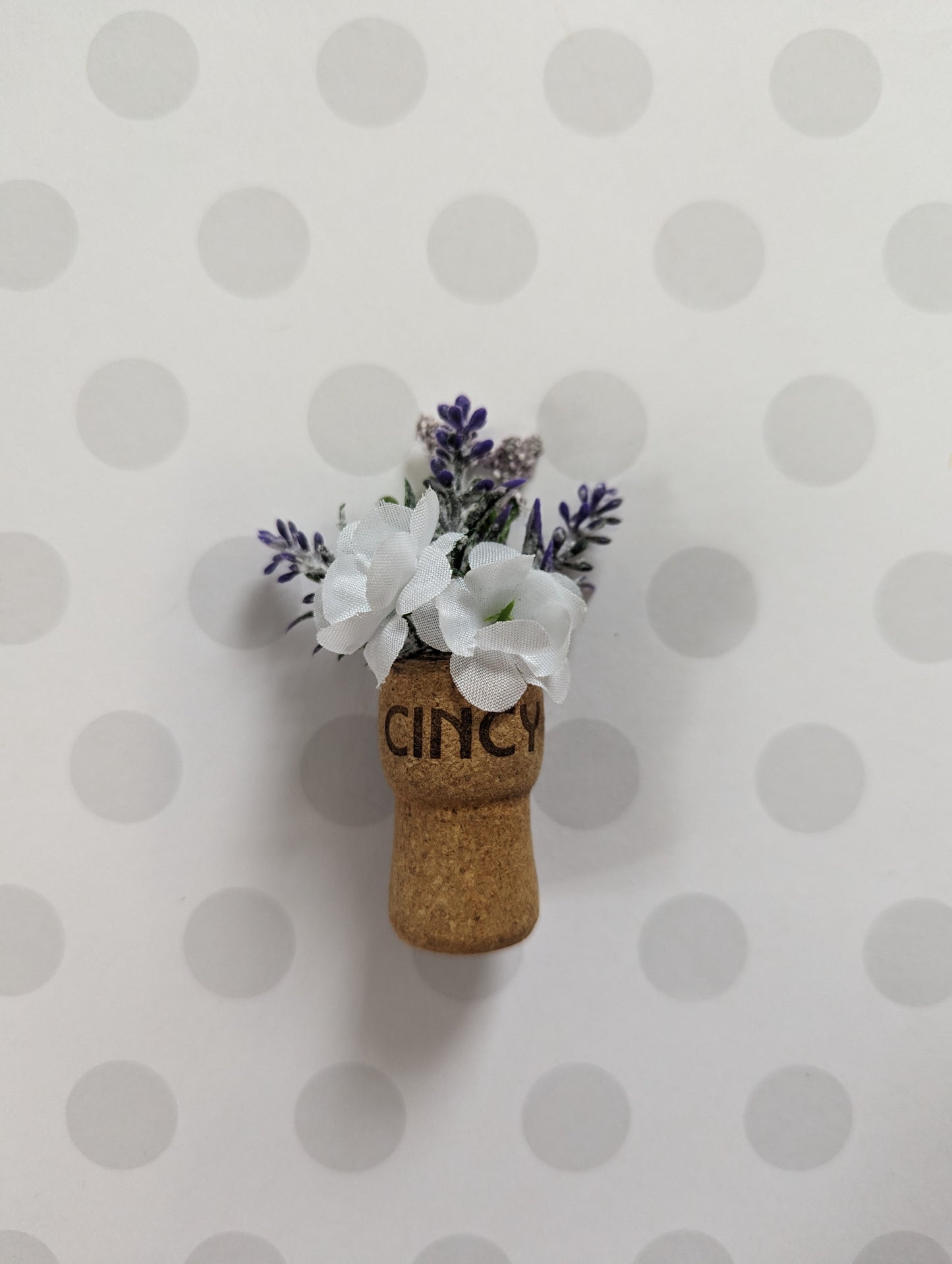 Cork Flower Magnets
