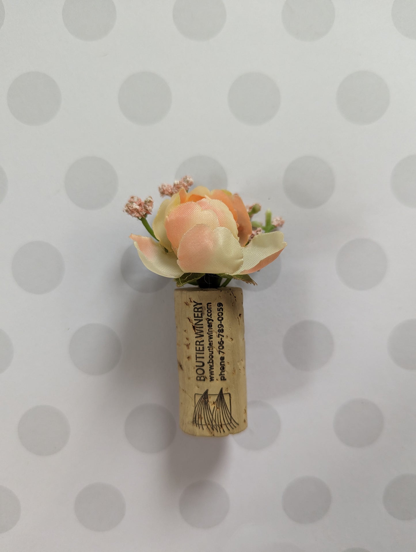 Cork Flower Magnets
