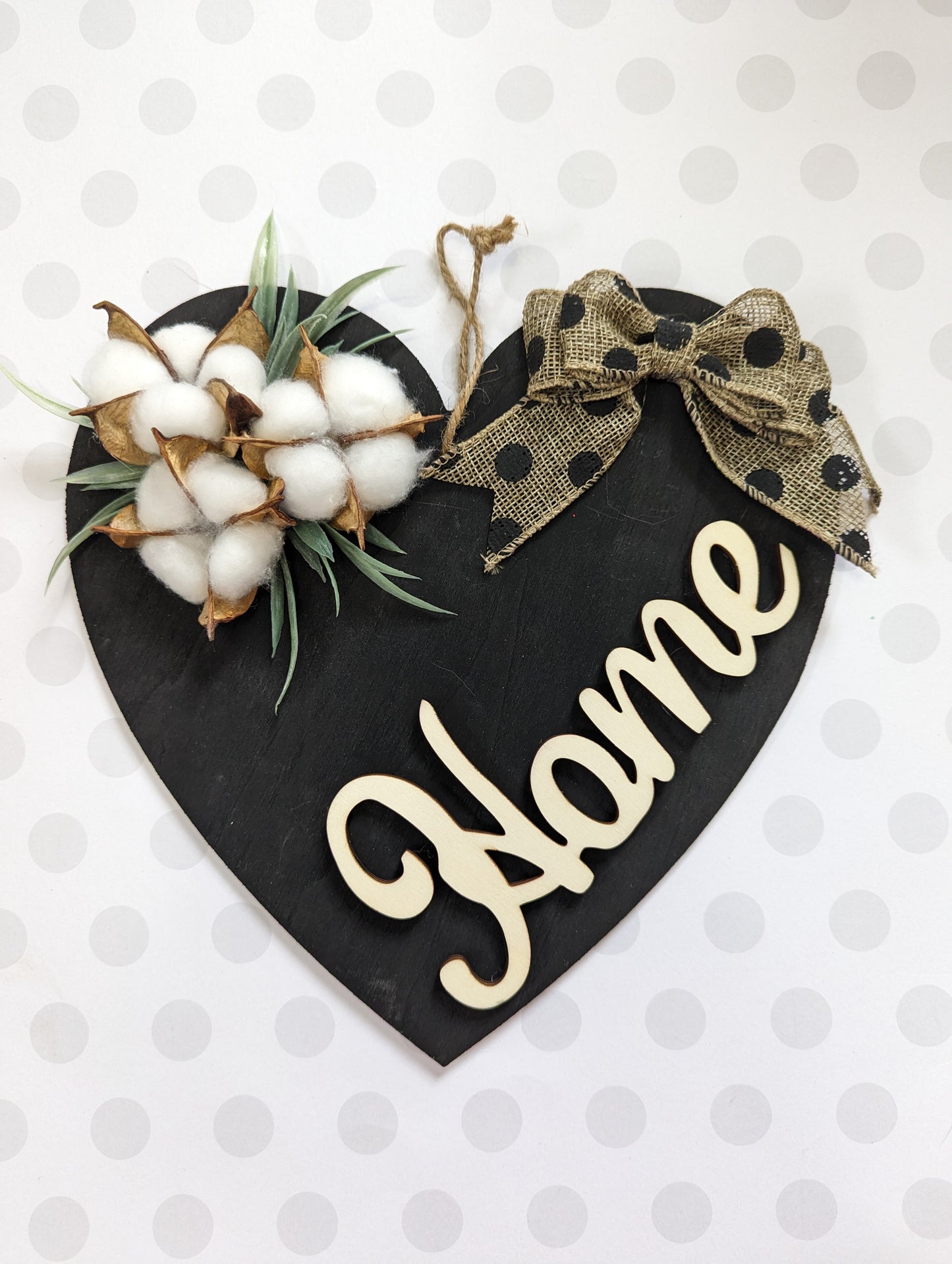 Wooden Wall Sign - Home