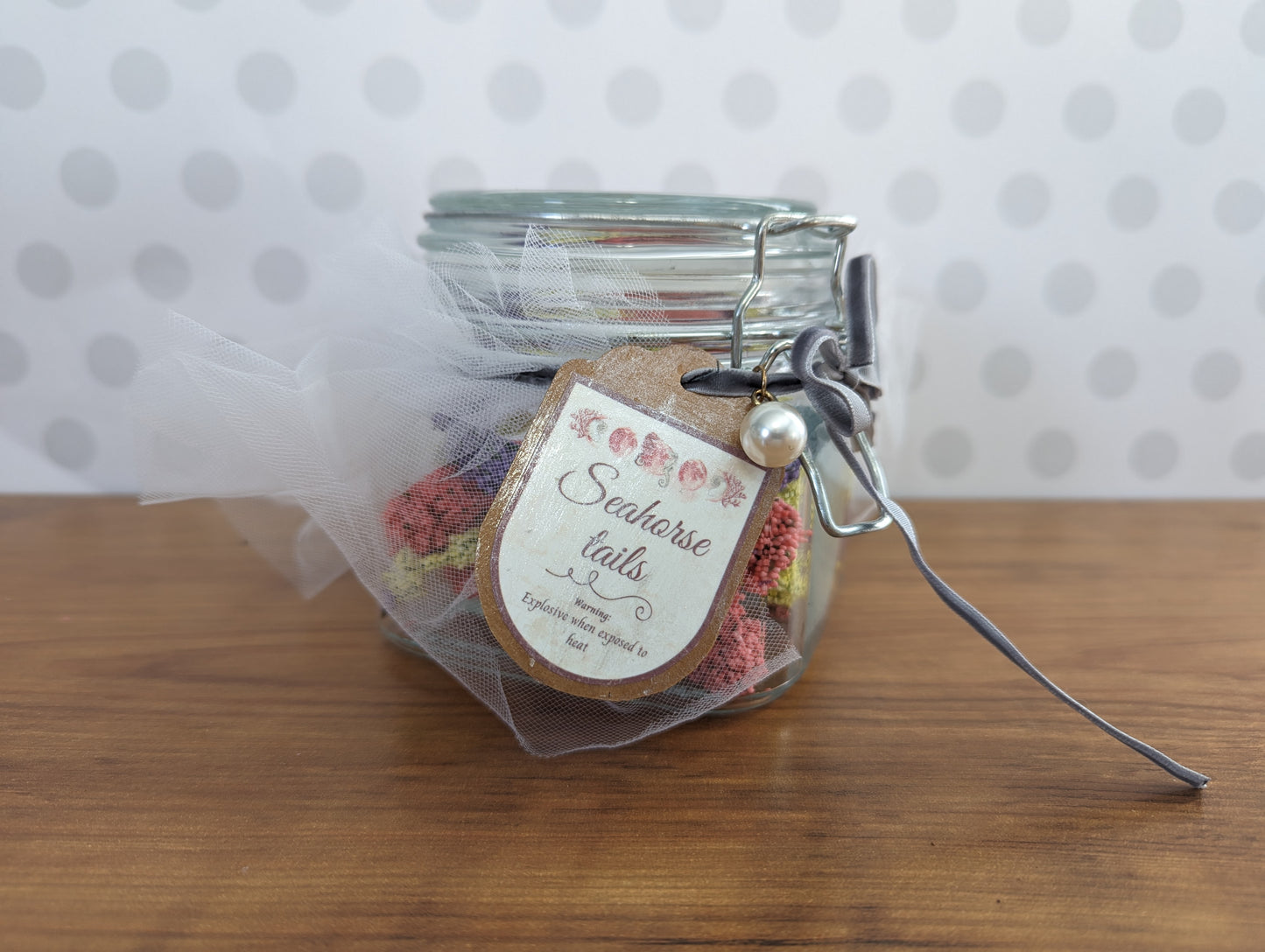 Apothecary Jars - Solid contents