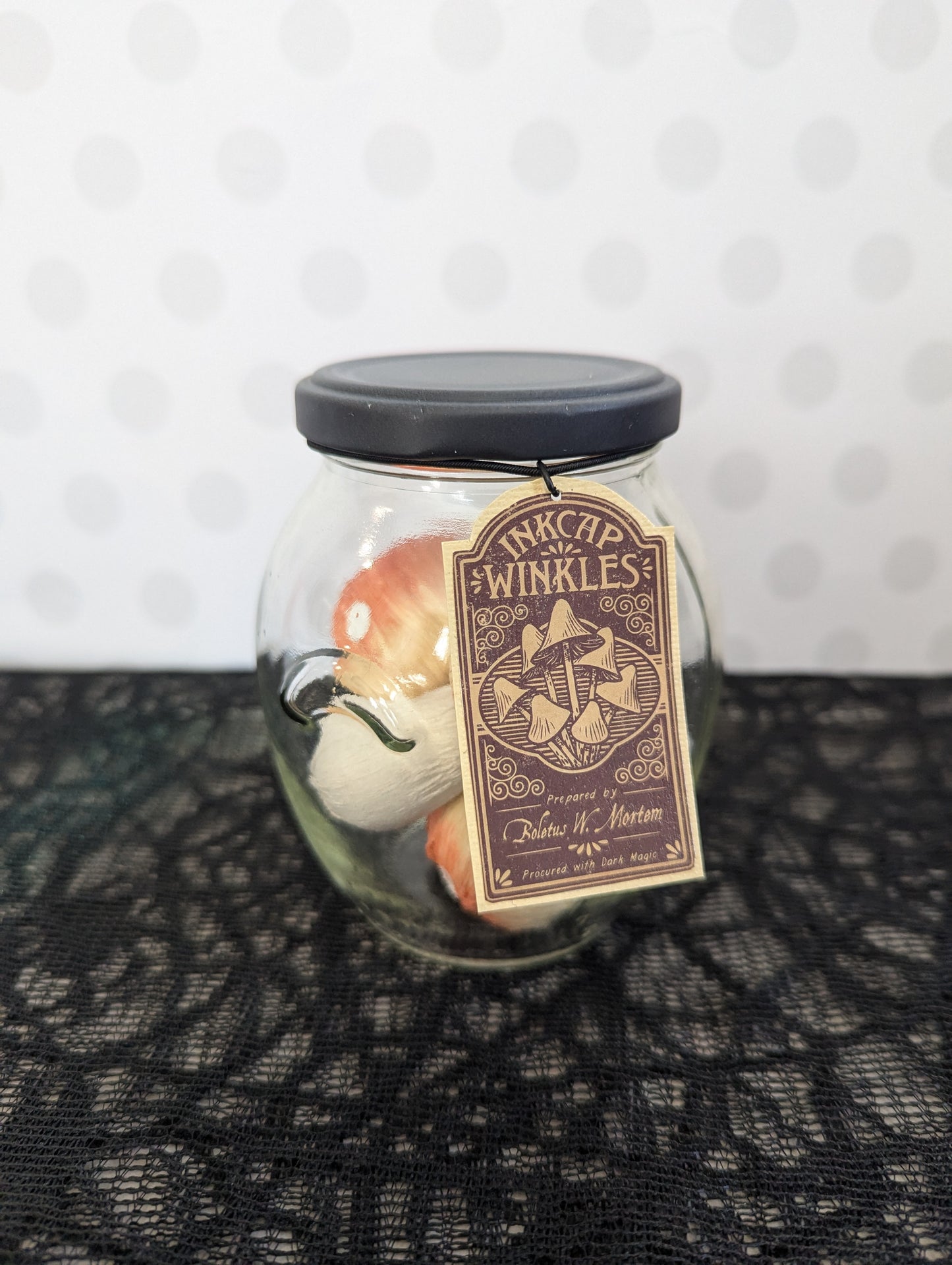Apothecary Jars - Solid contents