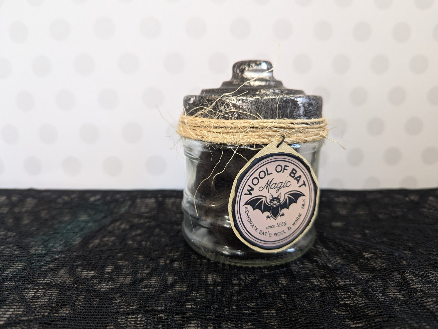 Apothecary Jars - Solid contents