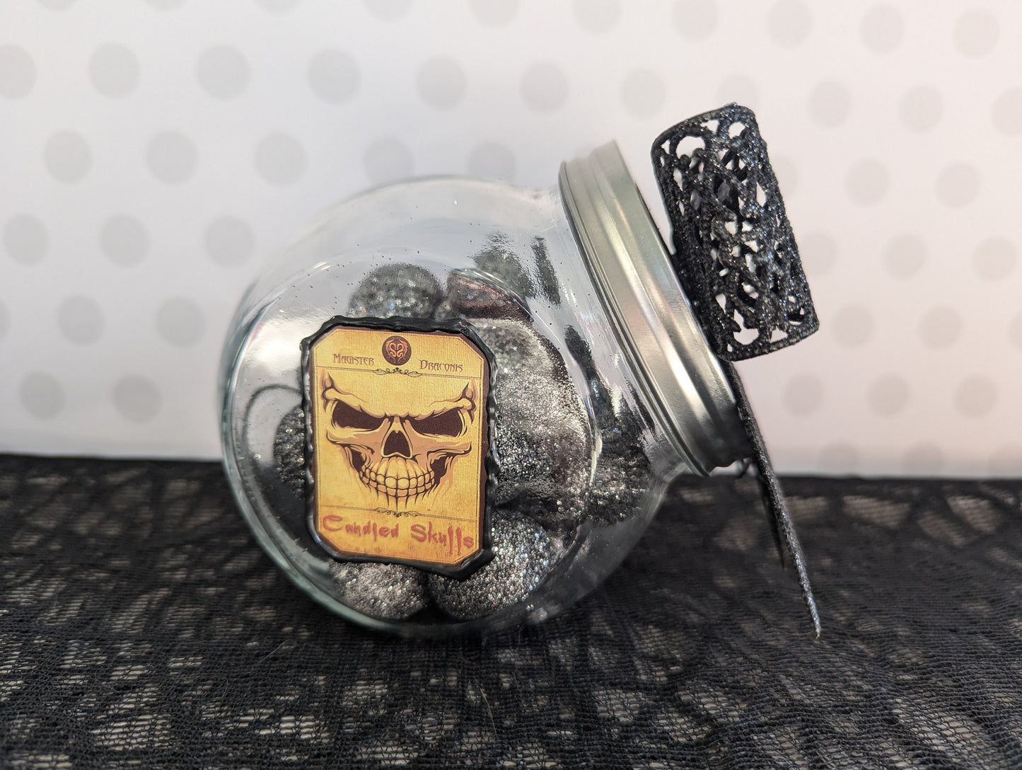 Apothecary Jars - Solid contents